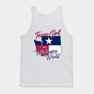 Texas Girl in a Washington World Tank Top